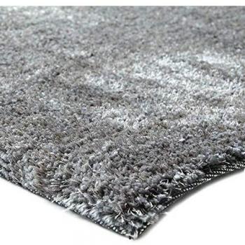 Tapis moelleux 130 x 190 cm Gris