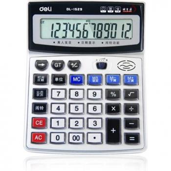 Deli 1529 Large Screen Voice Calculator