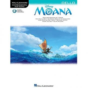 Moana Lin-Manuel Miranda Cello Book and Audio Online
