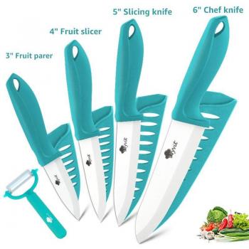 Fruit and Vegetable Ceramic Knife Set 3-6 Inch