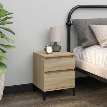 Comodino Rovere Sonoma 40x35x50 cm Vidaxl Marrone