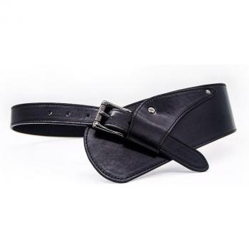 Cinturón Obi de cuero para mujer