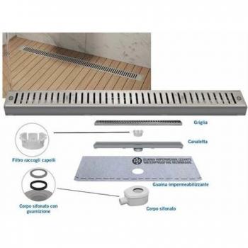 Stamplast Système Canalisé en Acier Inoxydable – Kit Grillage 55 cm