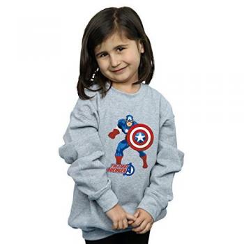 Girls Captain America Sweatshirt 12-13 years Sport Grey