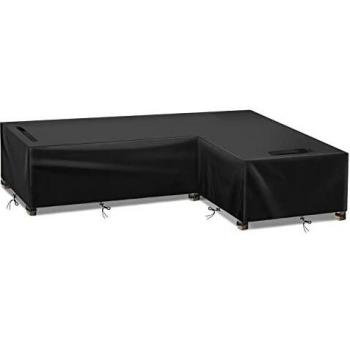 GEMITTO L-Form Abdeckung für Gartenmöbel