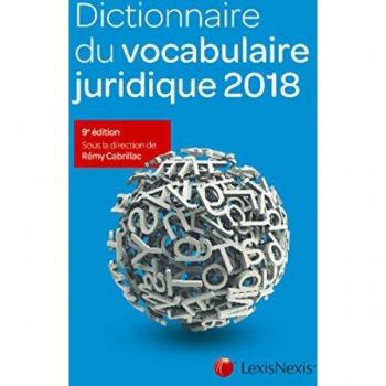 Dictionnaire du vocabulaire juridique