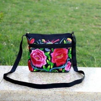Bolso de Hombro Floral Bohemia