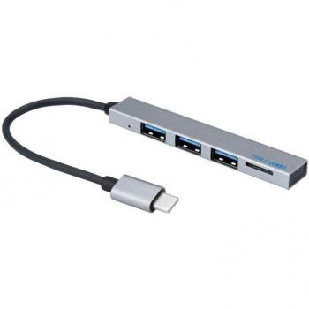 Conector USB-C Compacto 3 Puertos + Ethernet