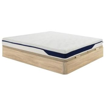 Matelas déhoussable FAGANI 180x200 cm avec accueil gel et sommier coffre