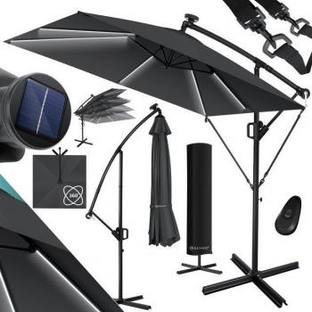 Parasol solaire KESSER® Protection UV Anthracite 350 cm