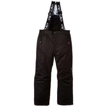 CMP Twill Salopette Trousers for Boys, Black, 152