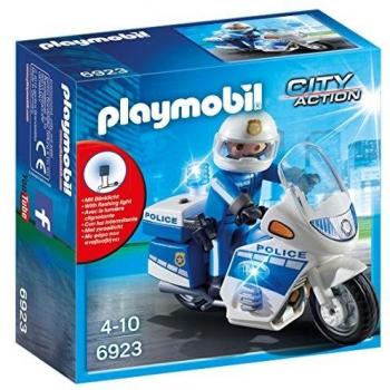 Moto della Polizia con Personale