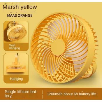Mini Ventilador de Techo Portátil con Control y Luz LED