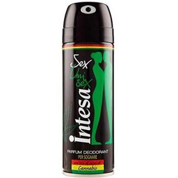 12pz Intesa Unisex Cannabis Parfum Deodorant Olio di Semi di Canapa 125 ml