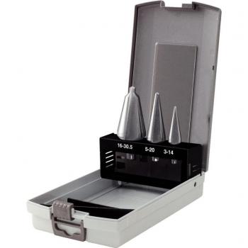 KS Tools HSS TiN Blechschälbohrer-Set, 4-teilig in Stahlblechkassette