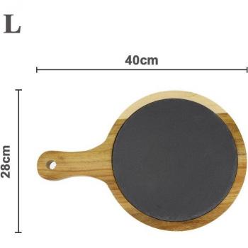 Wooden Serving Tray for Steak and Sushi