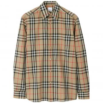Chemise BURBERRY Beige pour Homme Taille L