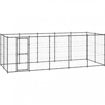 Petite niche d’acier 12,1 m² pour chiens