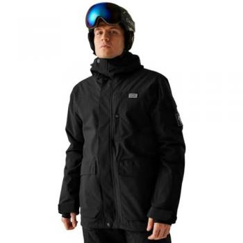 D2B Twin Tip Insulated Waterproof Ski Jacket – Black M