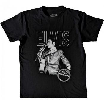 Sun Records Elvis Portrait T-Shirt for Adults