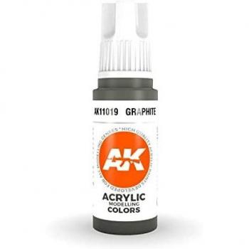 AK Interactive 3rd Generation Graphite Acrylic 17mL