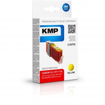 KMP Druckerpatrone ersetzt Canon CLI-571Y XL