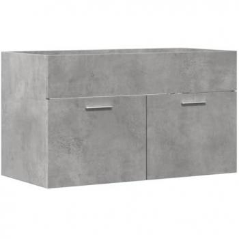 Armoire de rangement étanche gris béton 80x38,5x46 cm – VIDAXL