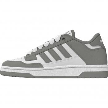 Zapatillas deportivas adidas Rapid Court Low para niños, color plata y verde, tallas 39.5 y 40 unisex