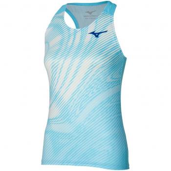 Mizuno Camiseta de Tirantes Azul Luz