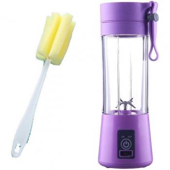 Rührgerät Maschine 380 ml – Freier Pinsel 4/6 Klingen Obstentsaft‑USB‑Aufladung