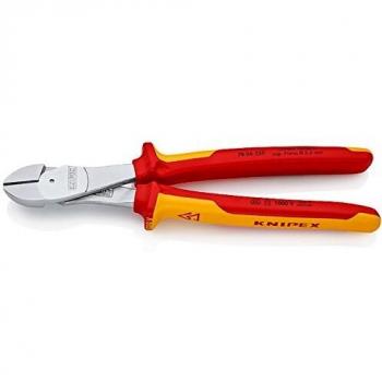 Knipex 74 06 VDE Insulated High Leverage Diagonal Cutters 250mm