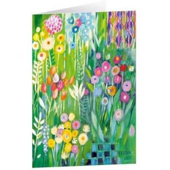 Frühlingsblumen Kunstkarten Kollektion 6 Stk