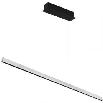 GLOBO Pendelleuchte mattschwarz Metall Aluminium B/H/T: ca. 9x120x120 cm 1.0 Brennstellen