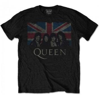 Royal Union Jack Cotton Top for Little Boys & Girls (Black, 1–2 yrs)