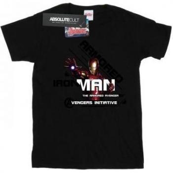 Red Hero Boyfriend Tee – Iron Man Design