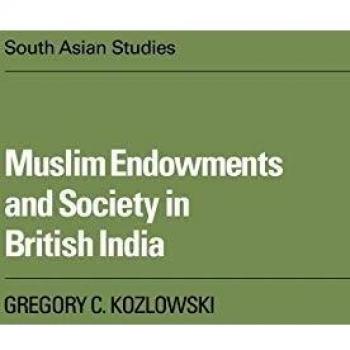Ingles otros  muslim endowments soc british india pb  cambridge