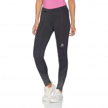 Odlo Collant Running Femme ZEROWEIGHT, Noir avec Imprimé FW17, FR : L