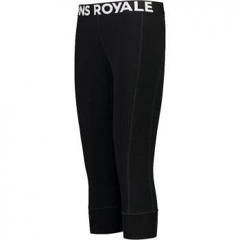 Black Cascade Merino Flex 200 Womens ¾‑Leggings – Large