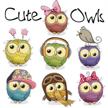 DIY Cute Owl Heat Transfer Patches