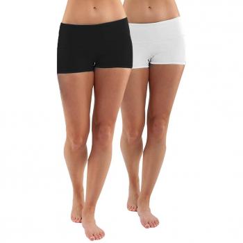 Shorts Capri Sports Femme 2X Noir-Blanc