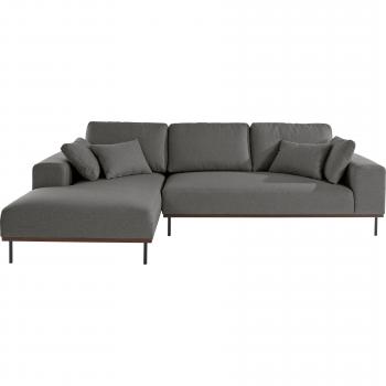 L-förmiges Sofa Mikael in Dunkelgrau