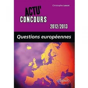 Questions Européennes 2012-13
