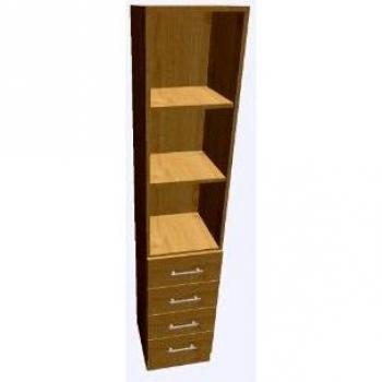 Hammerbacher Matrix Aktenschrank melaminbeschichtet 406 x 420 x 2004 mm