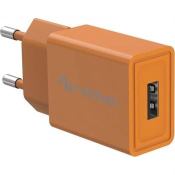 Cargador de Pared Nubbeh 10W 2A USB-A Naranja