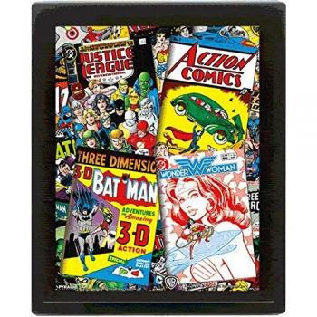 Pyramid 3D DC Comics in Cornice