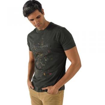 Lois Jeans Maglietta A Maniche Corte Color Verde L