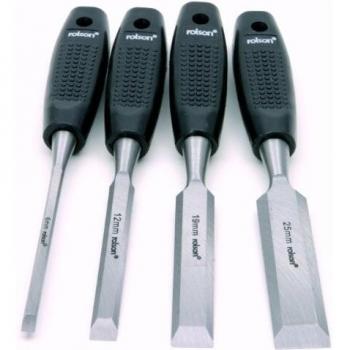 Rolson 4pc Wood Chisel Set