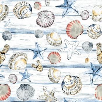 Paper + Design, Servietten, Muscheltraum (33 x 33 cm)