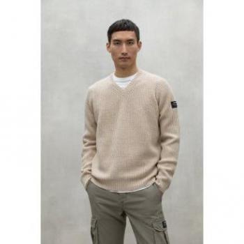 Ecoalf Men's Sweater Boj in Beige Melange