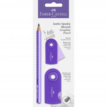 Faber-Castell Jumbo Bleistiftset Sparkle